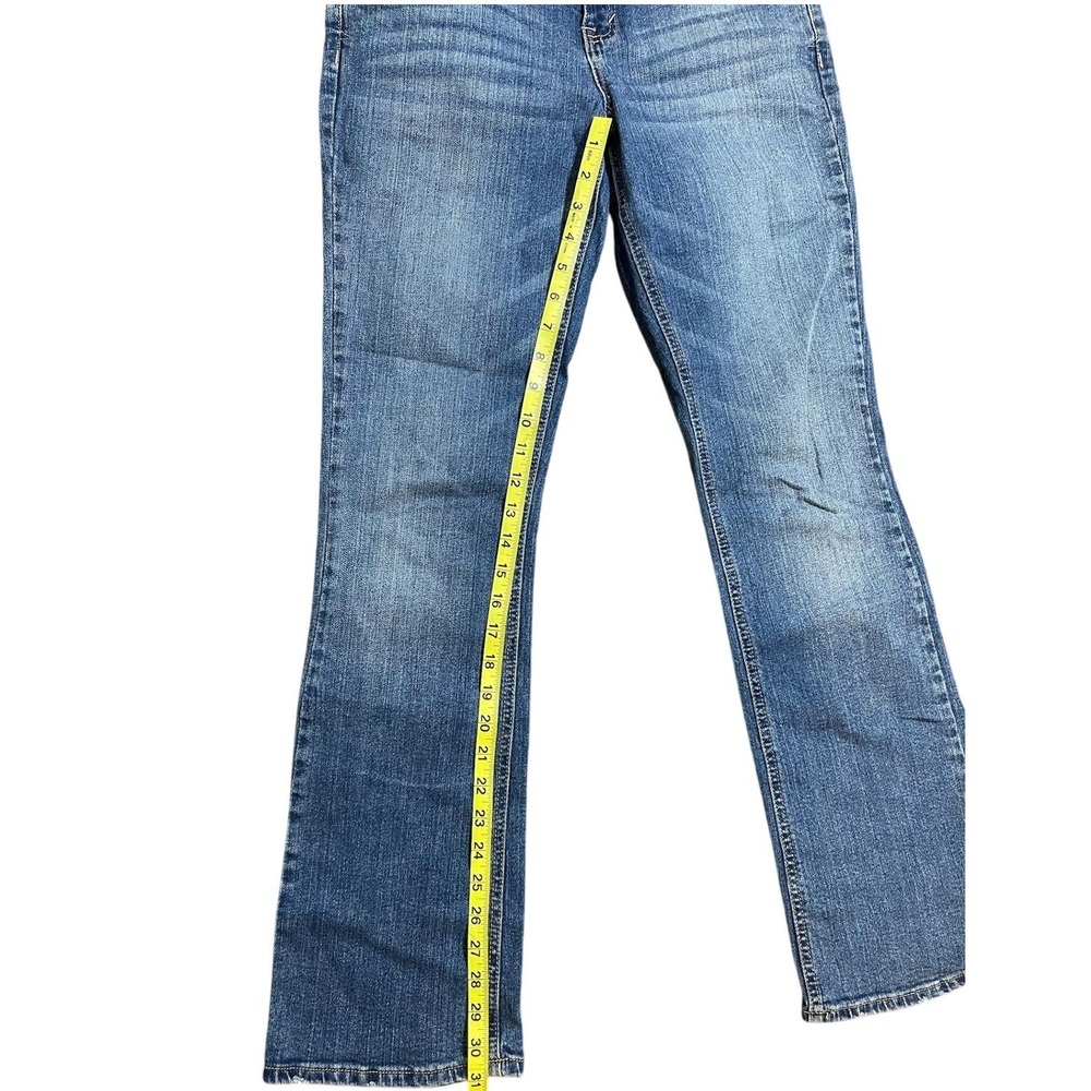 Aeropostale Chelsea Bootcut Jeans Size 8 Reg Medium Wash Y2K 2000s Stretch‎ - Picture 4 of 13